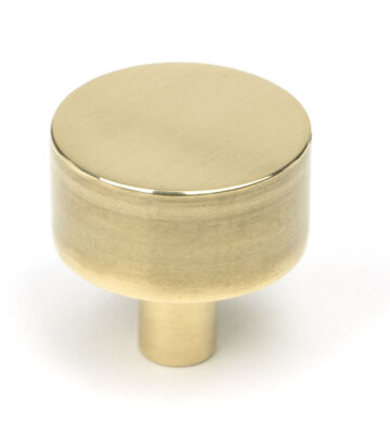 From The Anvil Aged Brass Kelso Cabinet Knob – 32mm (No Rose)