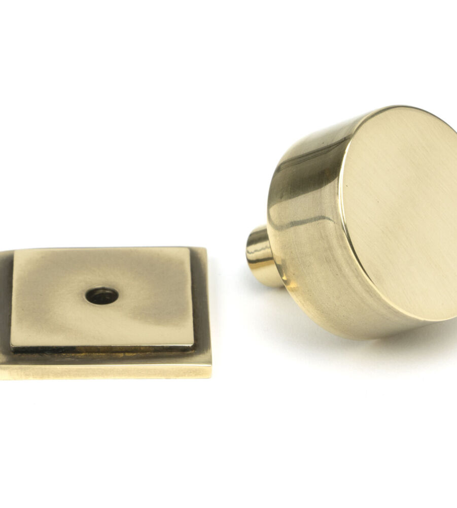 From The Anvil Aged Brass Kelso Cabinet Knob - 32mm (Square) - Image 3