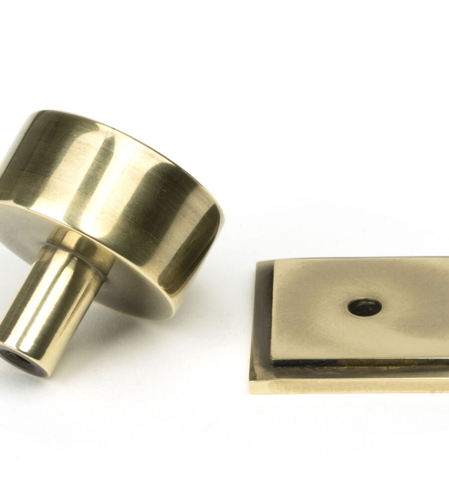 From The Anvil Aged Brass Kelso Cabinet Knob - 32mm (Square) - Image 4