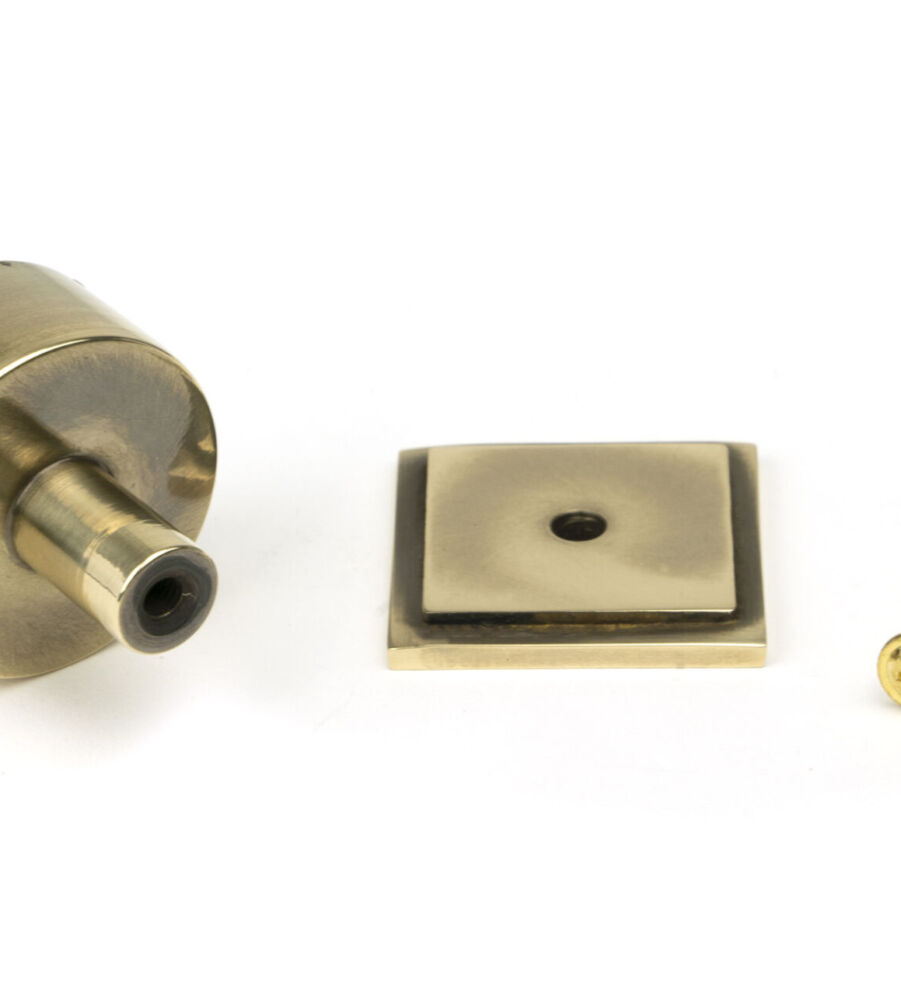 From The Anvil Aged Brass Kelso Cabinet Knob - 32mm (Square) - Image 5