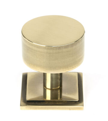 From The Anvil Aged Brass Kelso Cabinet Knob – 32mm (Square)