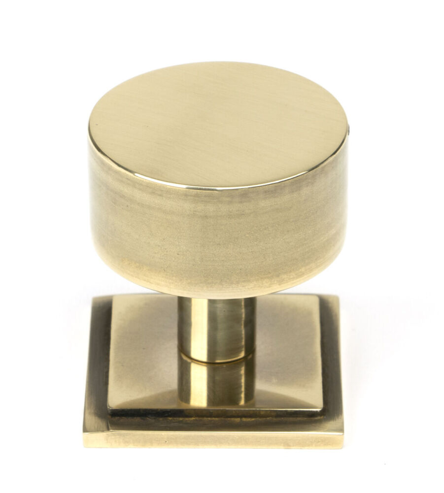 From The Anvil Aged Brass Kelso Cabinet Knob - 32mm (Square)