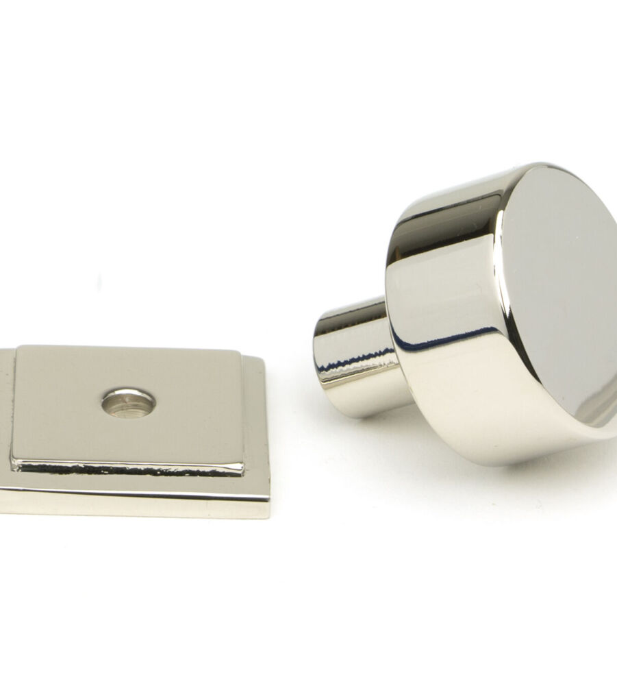 From The Anvil Polished Nickel Kelso Cabinet Knob - 25mm (Square) - Image 3