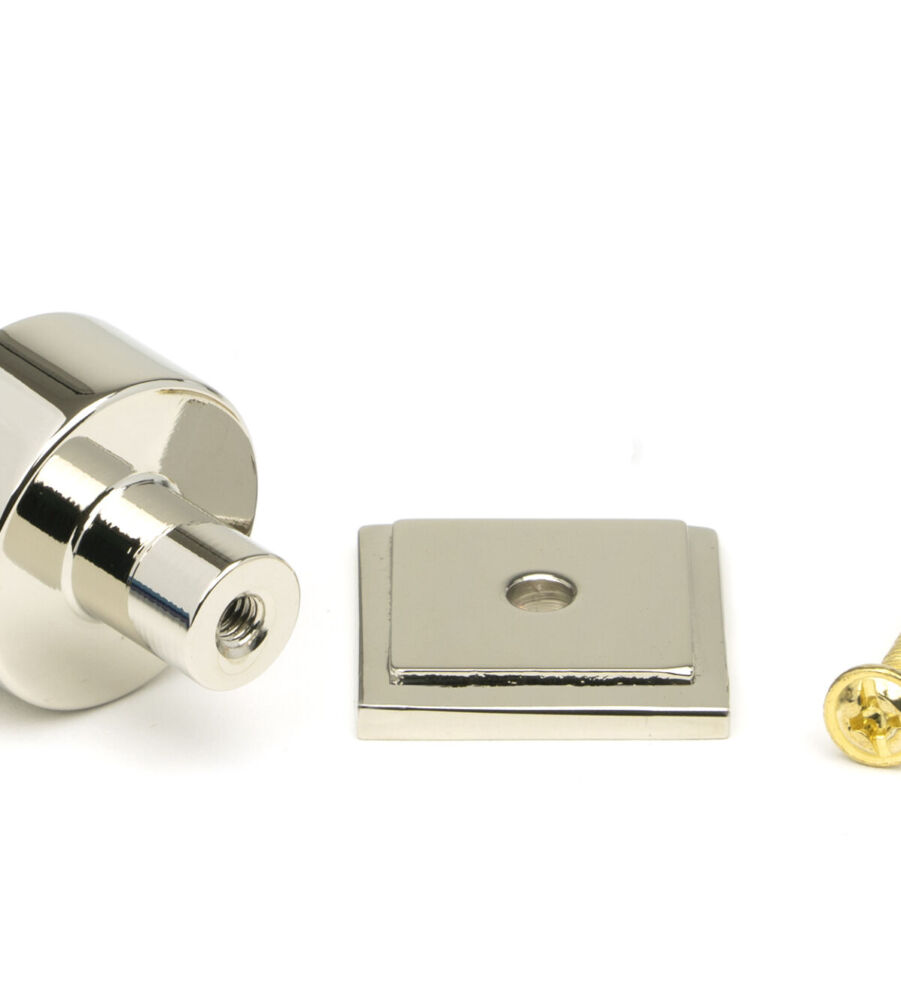 From The Anvil Polished Nickel Kelso Cabinet Knob - 25mm (Square) - Image 5