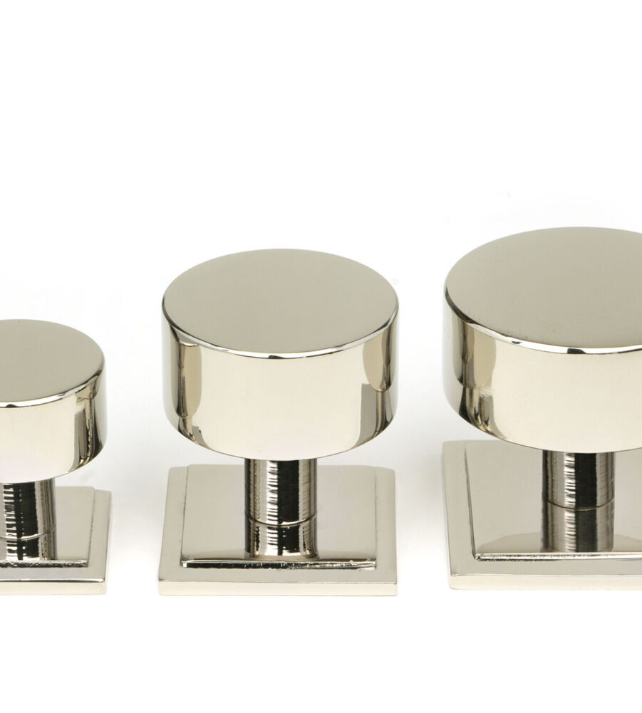 From The Anvil Polished Nickel Kelso Cabinet Knob - 32mm (Square) - Image 6