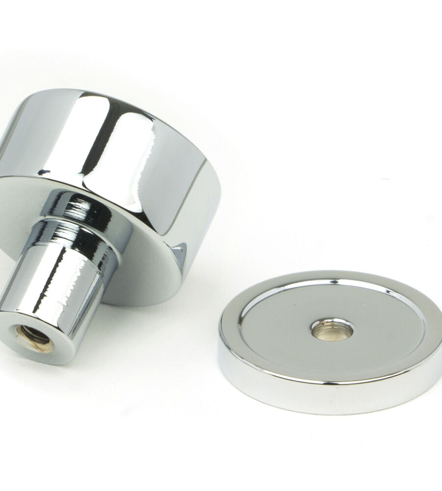 From The Anvil Polished Chrome Kelso Cabinet Knob - 25mm (Plain) - Image 4