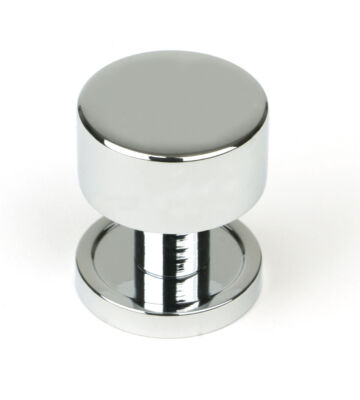 From The Anvil Polished Chrome Kelso Cabinet Knob – 25mm (Plain)