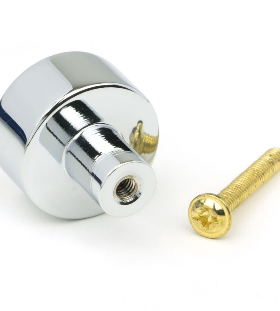 From The Anvil Polished Chrome Kelso Cabinet Knob - 25mm (No rose) - Image 5