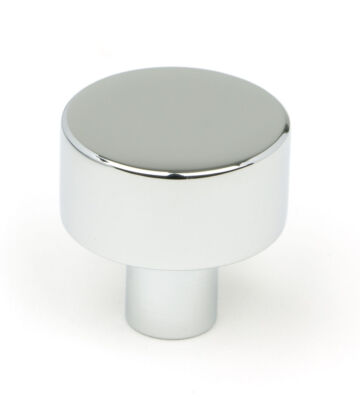 From The Anvil Polished Chrome Kelso Cabinet Knob – 25mm (No Rose)