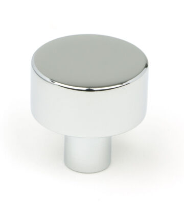 From The Anvil Polished Chrome Kelso Cabinet Knob – 25mm (No rose)
