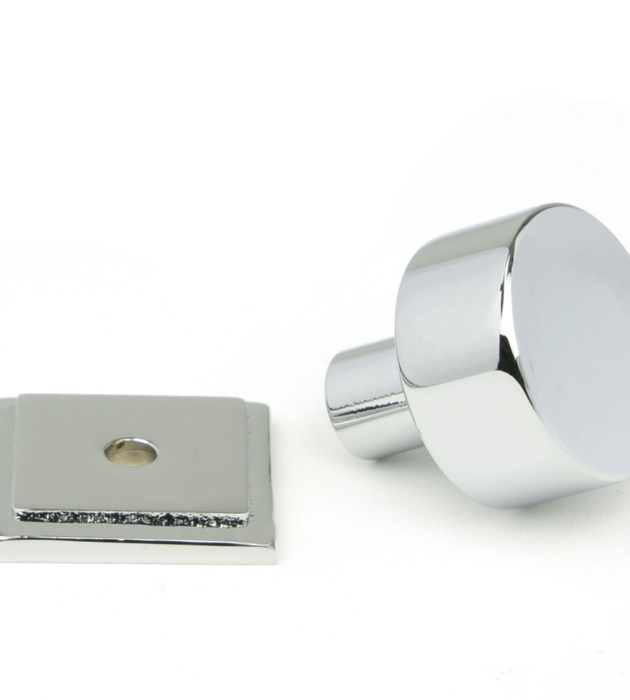 From The Anvil Polished Chrome Kelso Cabinet Knob - 25mm (Square) - Image 3