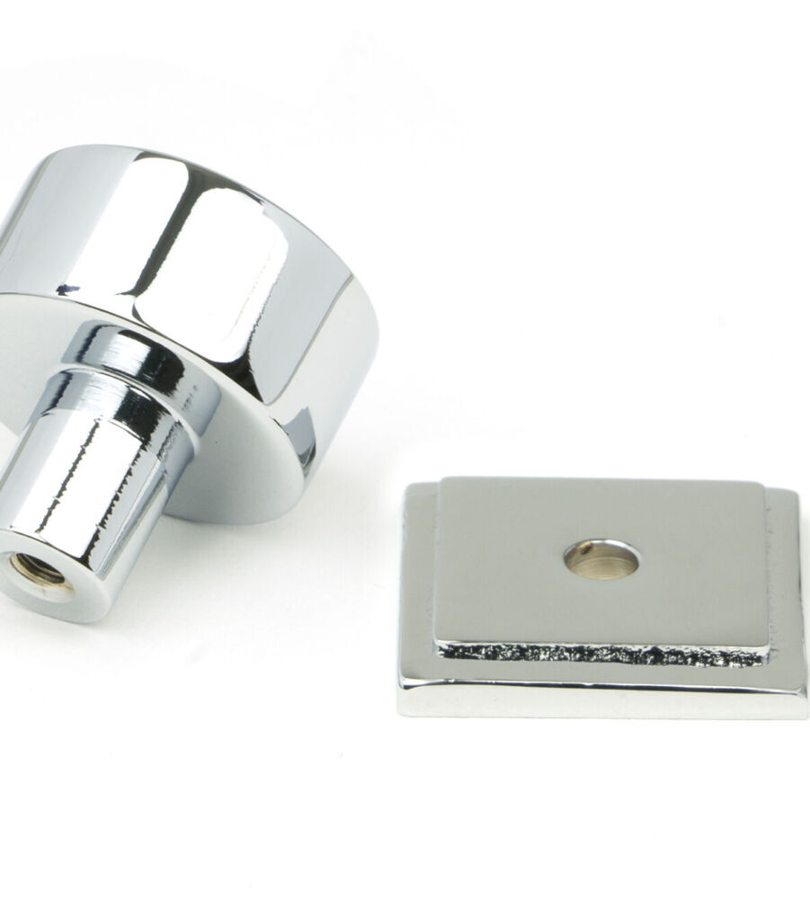 From The Anvil Polished Chrome Kelso Cabinet Knob - 25mm (Square) - Image 4