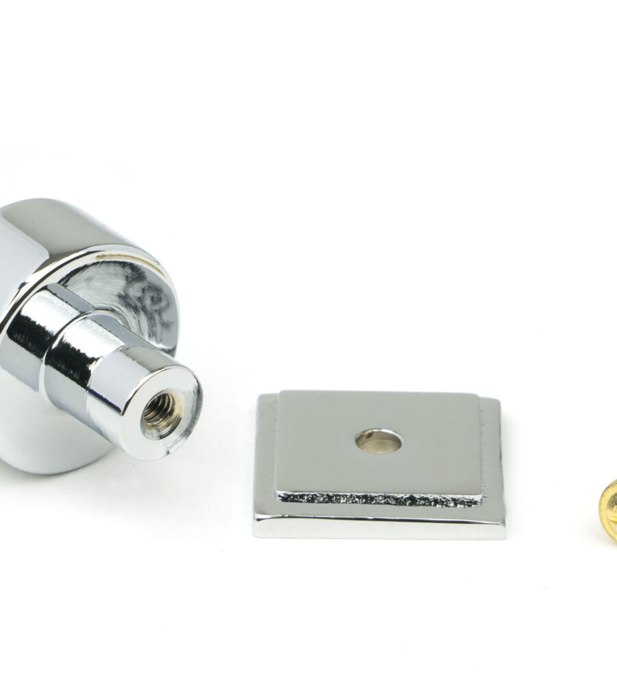 From The Anvil Polished Chrome Kelso Cabinet Knob - 25mm (Square) - Image 5