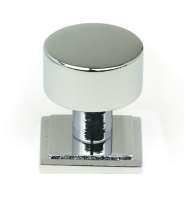 From The Anvil Polished Chrome Kelso Cabinet Knob – 25mm (Square)