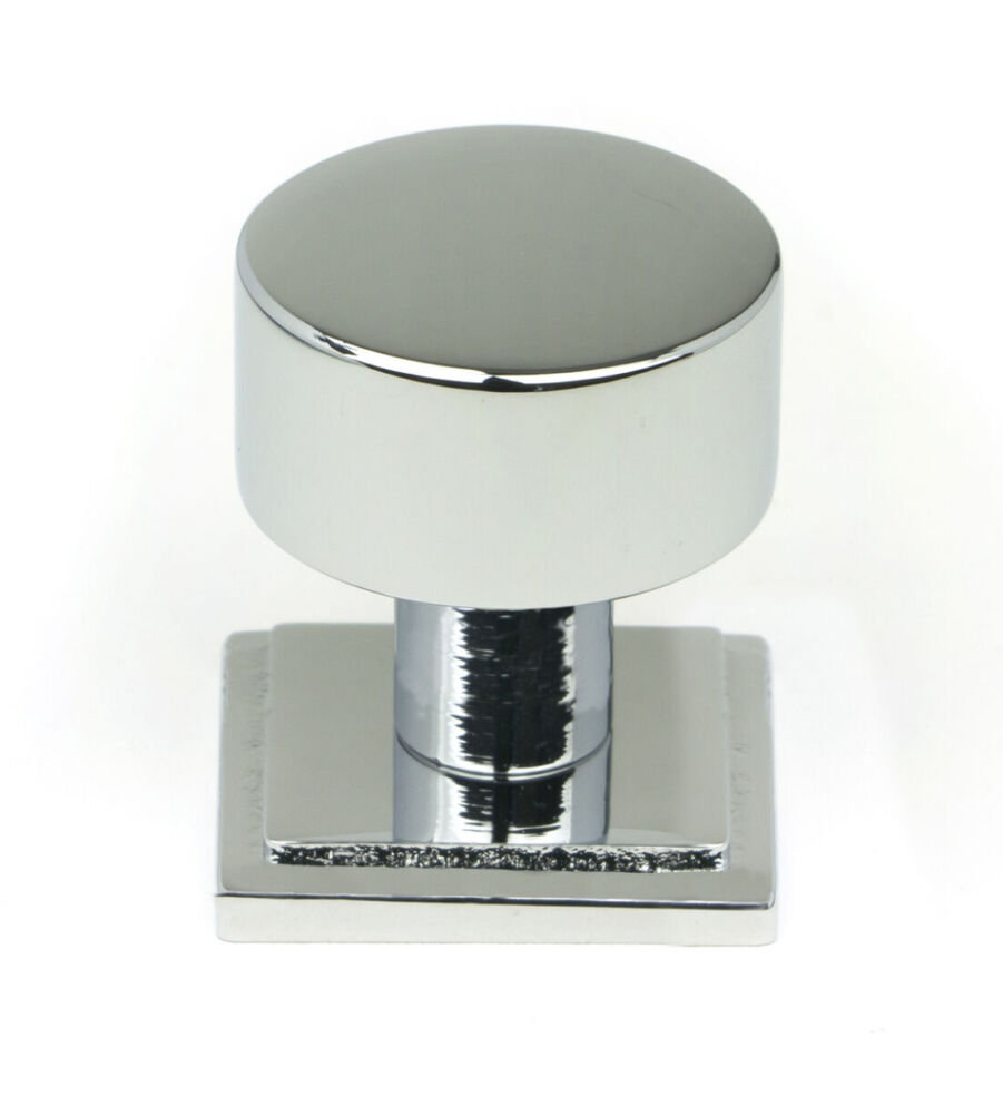 From The Anvil Polished Chrome Kelso Cabinet Knob - 25mm (Square)