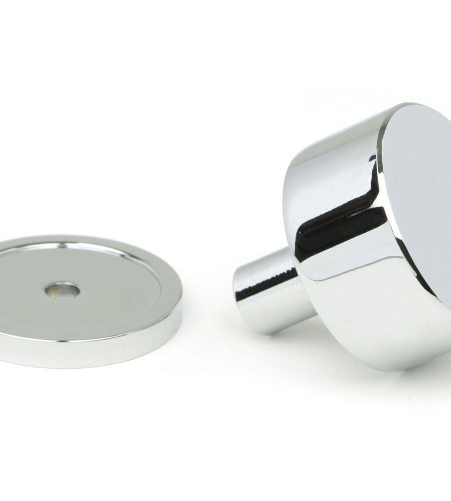 From The Anvil Polished Chrome Kelso Cabinet Knob - 32mm (Plain) - Image 3
