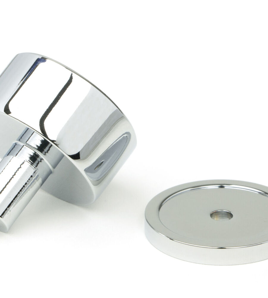 From The Anvil Polished Chrome Kelso Cabinet Knob - 32mm (Plain) - Image 4