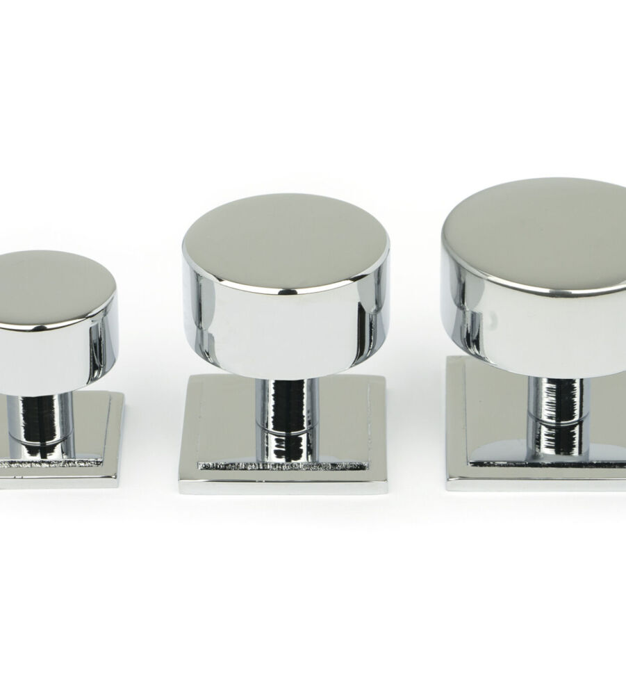 From The Anvil Polished Chrome Kelso Cabinet Knob - 32mm (Square) - Image 6