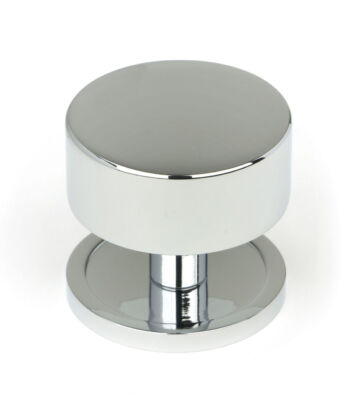 From The Anvil Polished Chrome Kelso Cabinet Knob – 38mm (Plain)