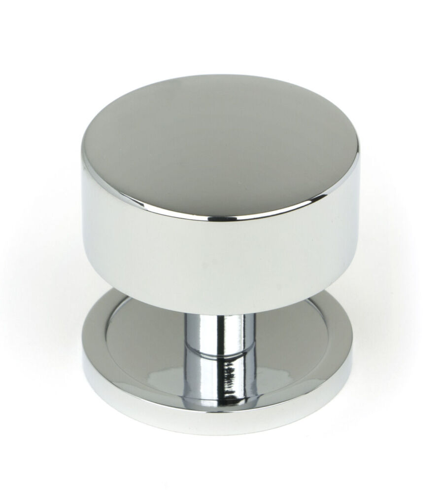 From The Anvil Polished Chrome Kelso Cabinet Knob - 38mm (Plain)