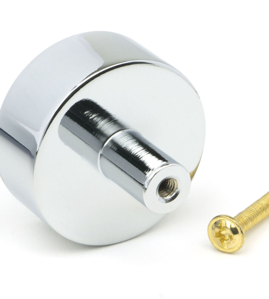 From The Anvil Polished Chrome Kelso Cabinet Knob - 38mm (No rose) - Image 5