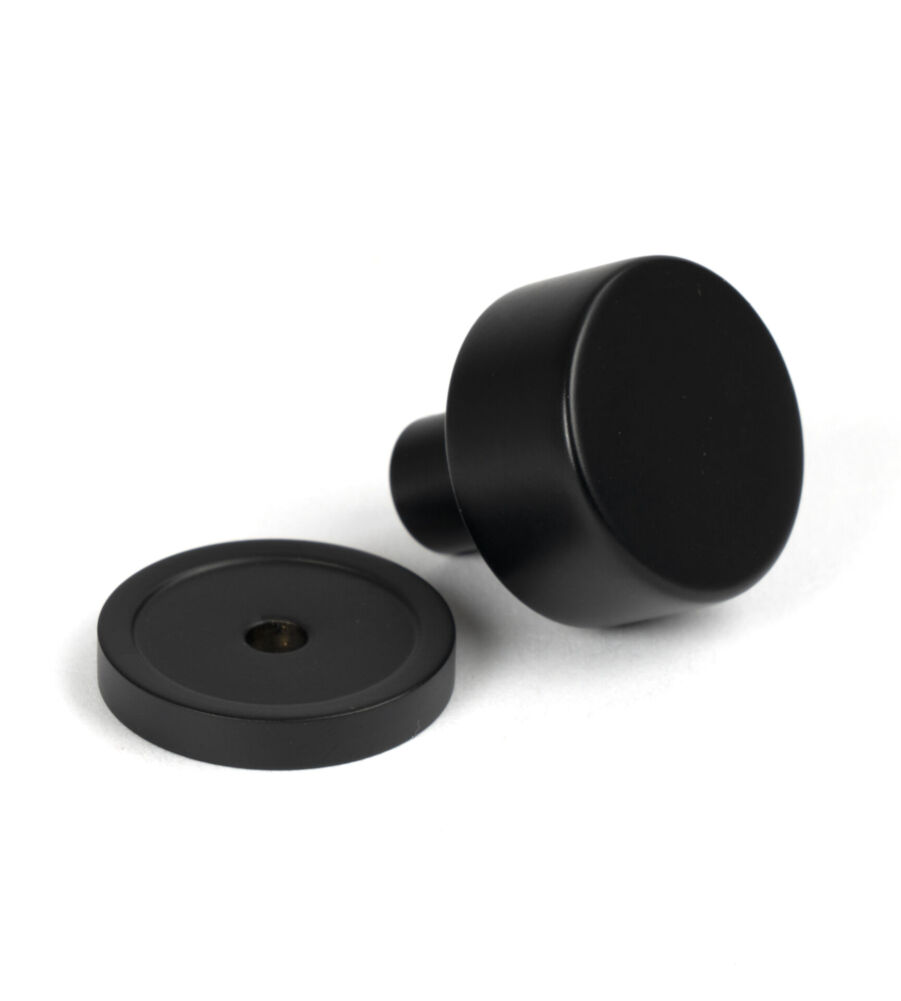 From The Anvil Matt Black Kelso Cabinet Knob - 25mm (Plain) - Image 3