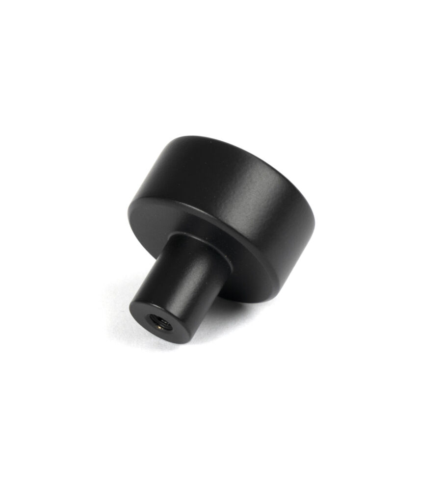 From The Anvil Matt Black Kelso Cabinet Knob - 25mm (No rose) - Image 4