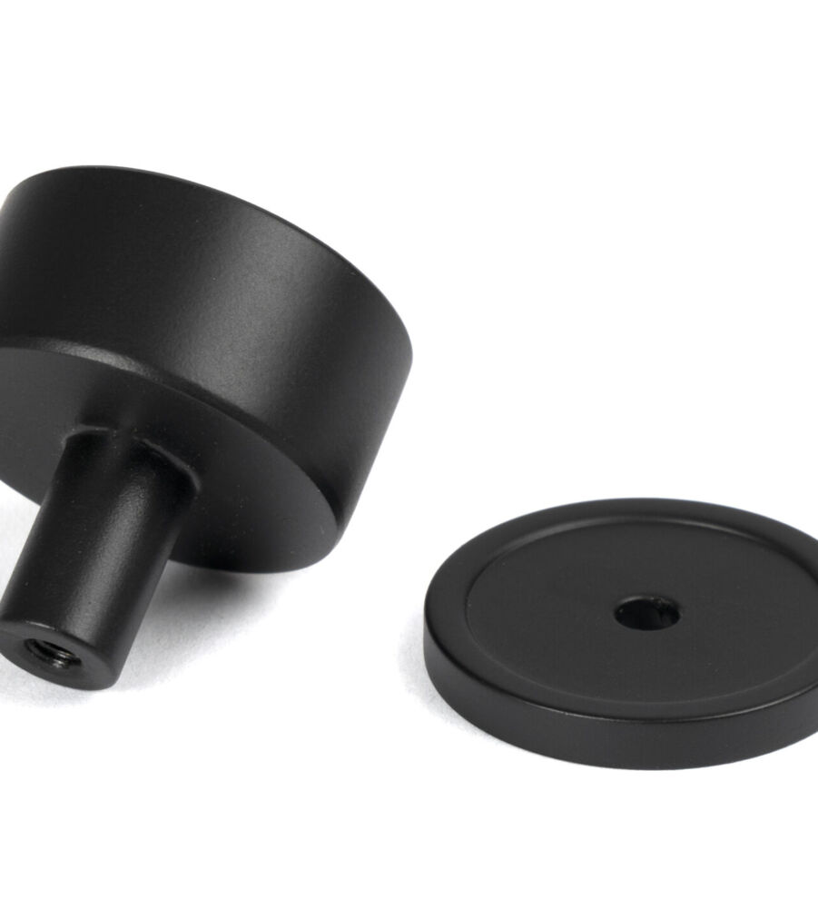 From The Anvil Matt Black Kelso Cabinet Knob - 32mm (Plain) - Image 4