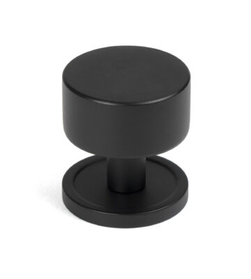 From The Anvil Matt Black Kelso Cabinet Knob – 32mm (Plain)