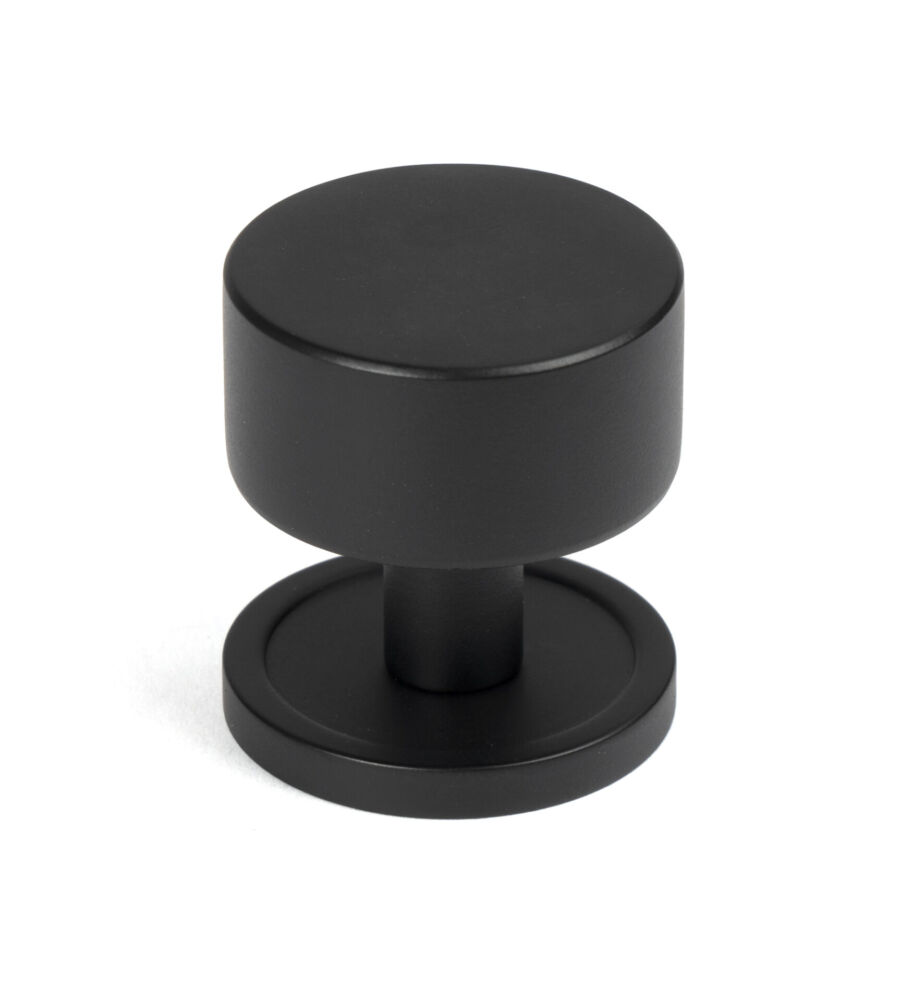 From The Anvil Matt Black Kelso Cabinet Knob - 32mm (Plain)