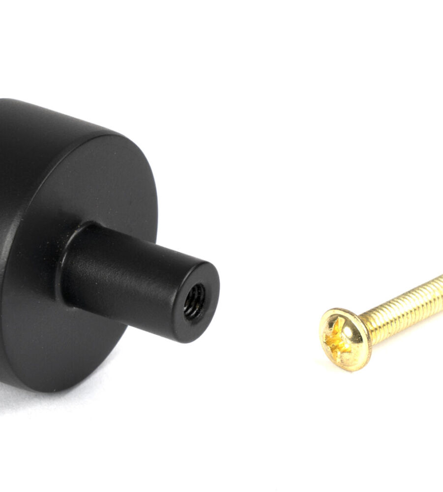 From The Anvil Matt Black Kelso Cabinet Knob - 32mm (No rose) - Image 5