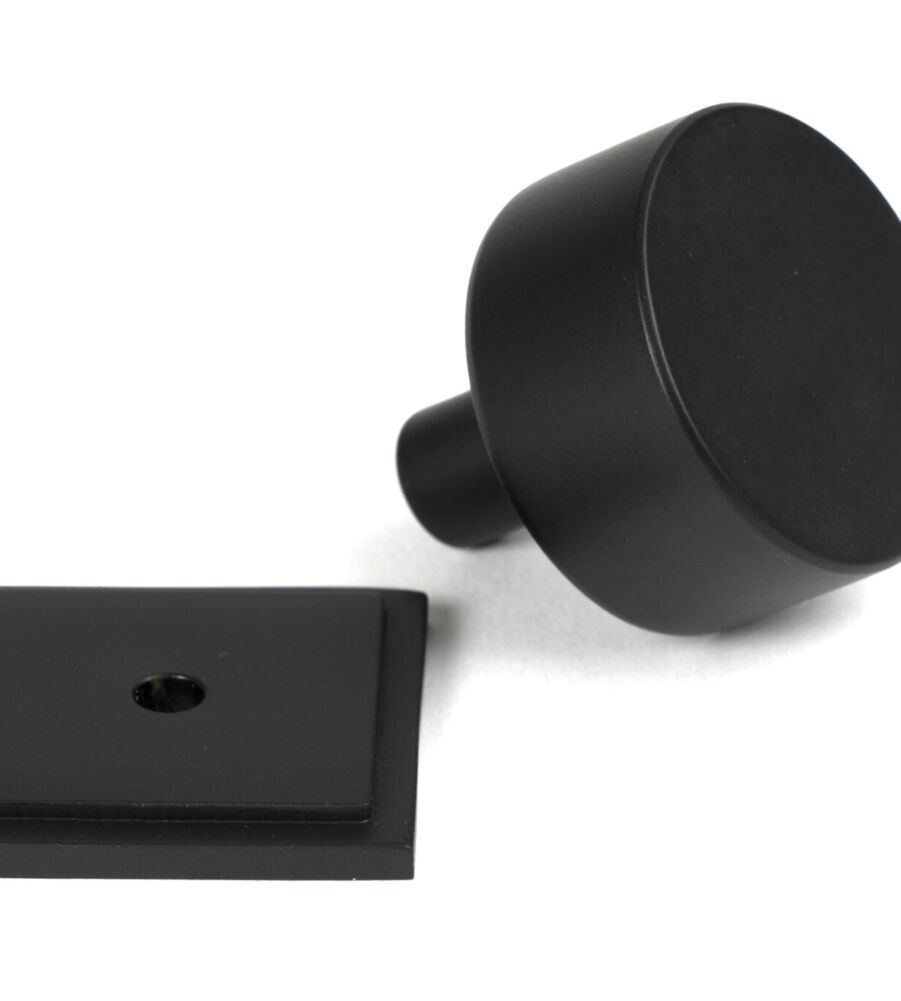 From The Anvil Matt Black Kelso Cabinet Knob - 32mm (Square) - Image 3