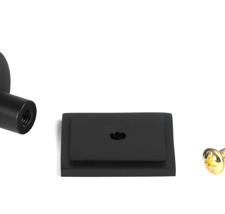 From The Anvil Matt Black Kelso Cabinet Knob - 32mm (Square) - Image 5