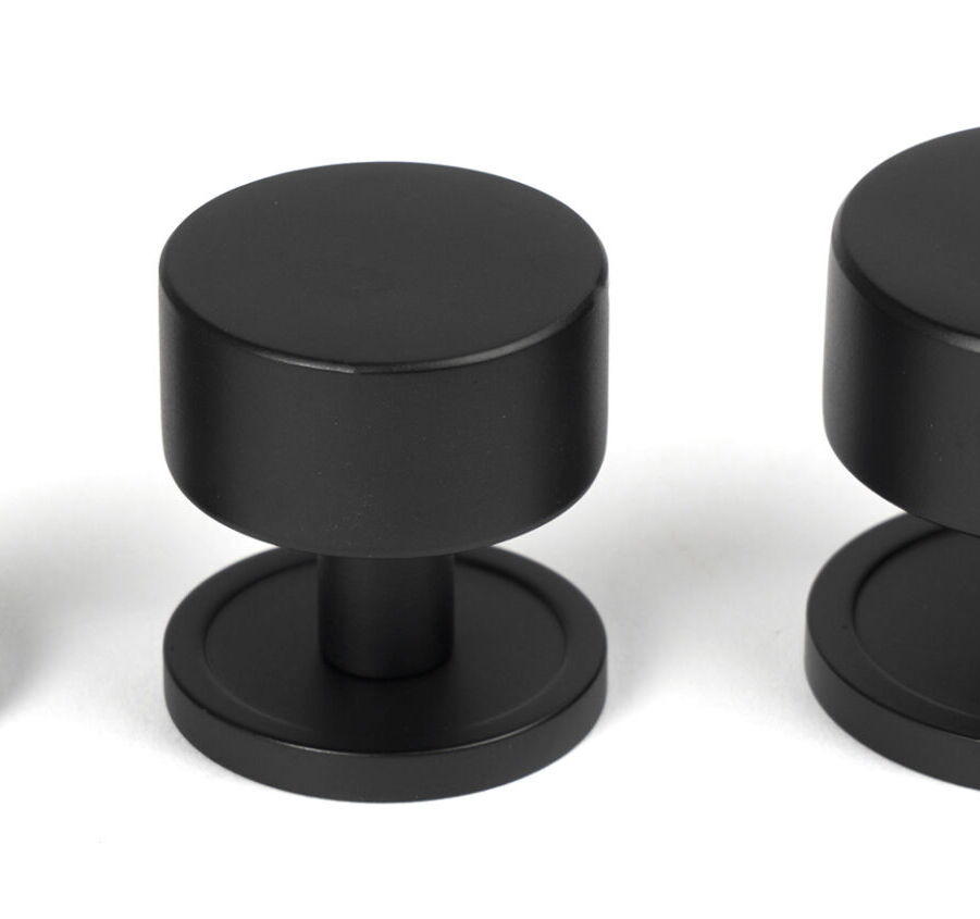 From The Anvil Matt Black Kelso Cabinet Knob - 38mm (Plain) - Image 6