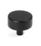 From The Anvil Matt Black Kelso Cabinet Knob - 38mm (No rose)