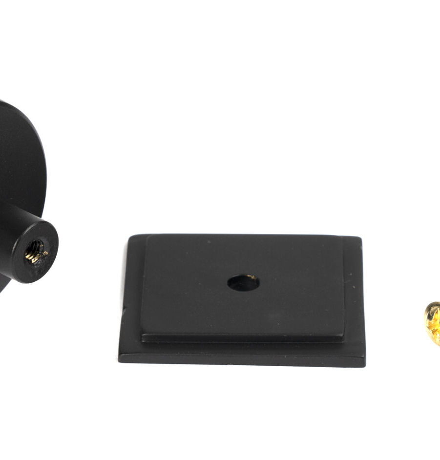From The Anvil Matt Black Kelso Cabinet Knob - 38mm (Square) - Image 5