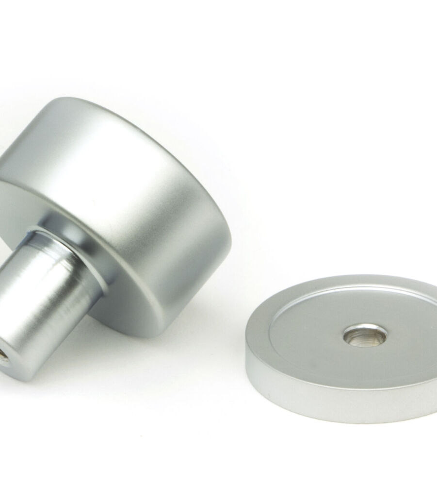 From The Anvil Satin Chrome Kelso Cabinet Knob - 25mm (Plain) - Image 4