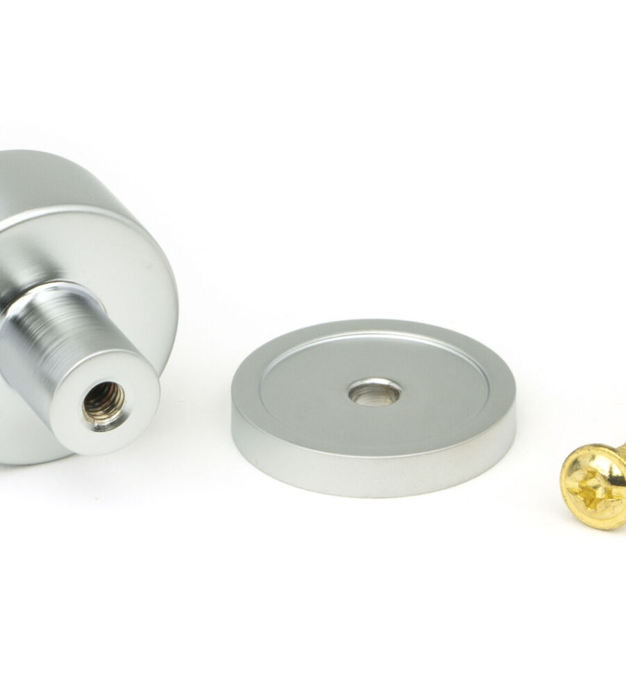 From The Anvil Satin Chrome Kelso Cabinet Knob - 25mm (Plain) - Image 5