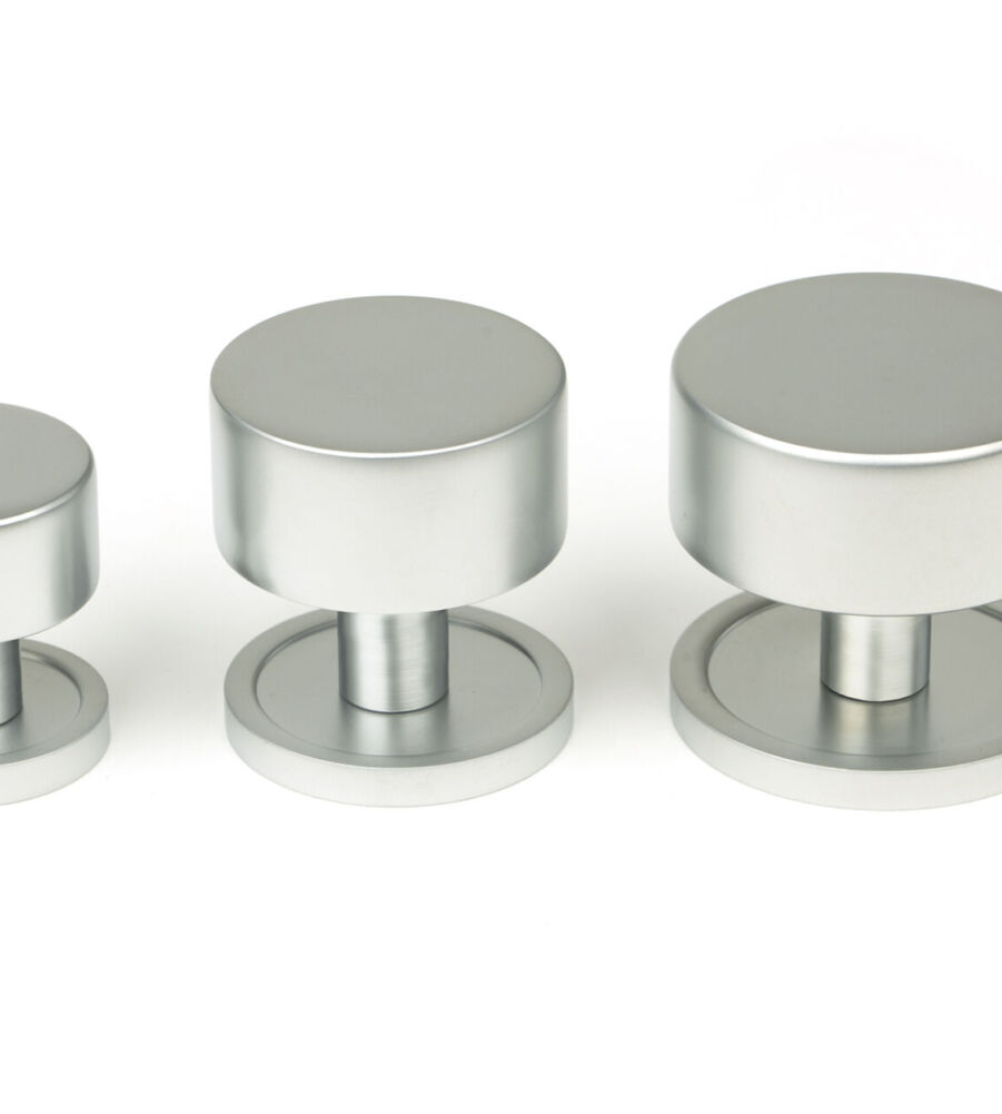 From The Anvil Satin Chrome Kelso Cabinet Knob - 25mm (Plain) - Image 6