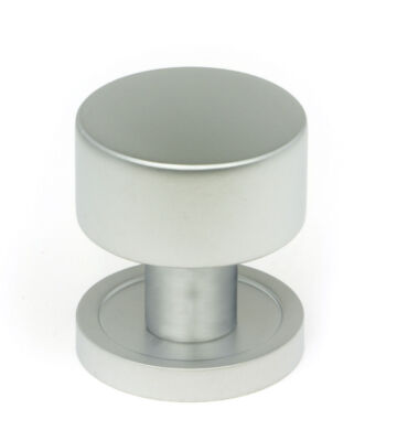 From The Anvil Satin Chrome Kelso Cabinet Knob – 25mm (Plain)