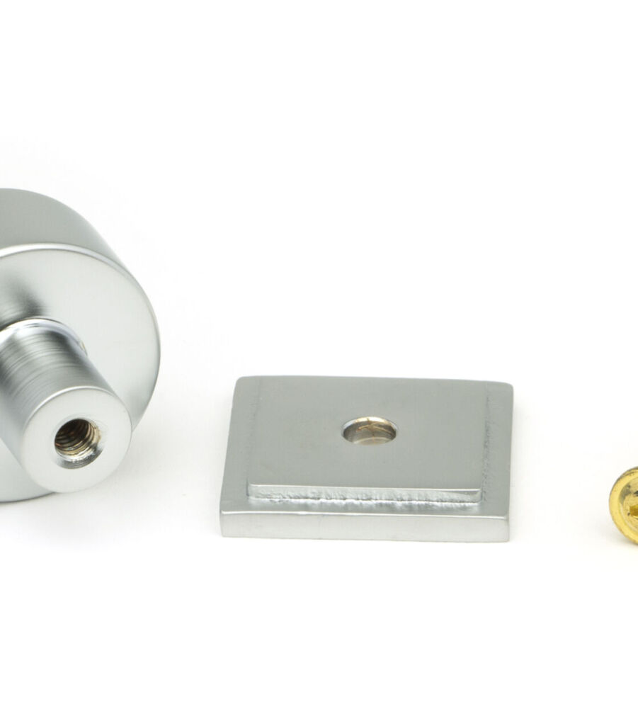 From The Anvil Satin Chrome Kelso Cabinet Knob - 25mm (Square) - Image 5