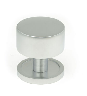 From The Anvil Satin Chrome Kelso Cabinet Knob – 32mm (Plain)