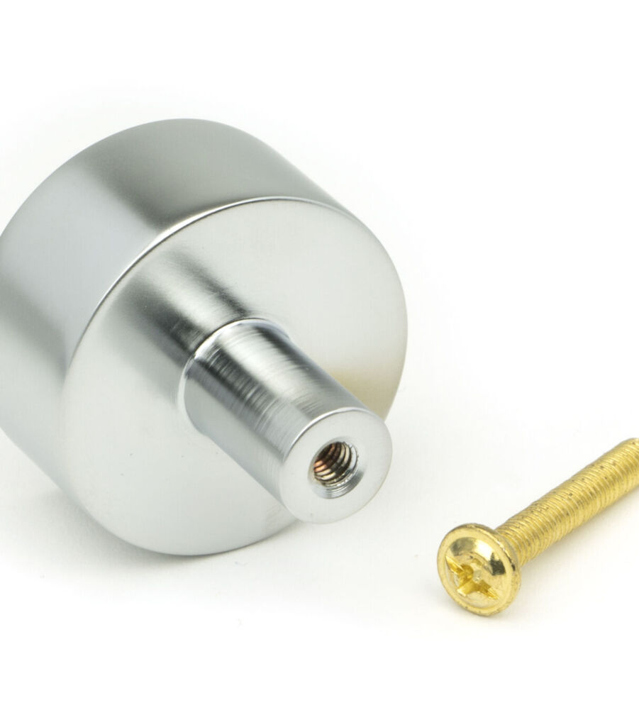 From The Anvil Satin Chrome Kelso Cabinet Knob - 32mm (No rose) - Image 5