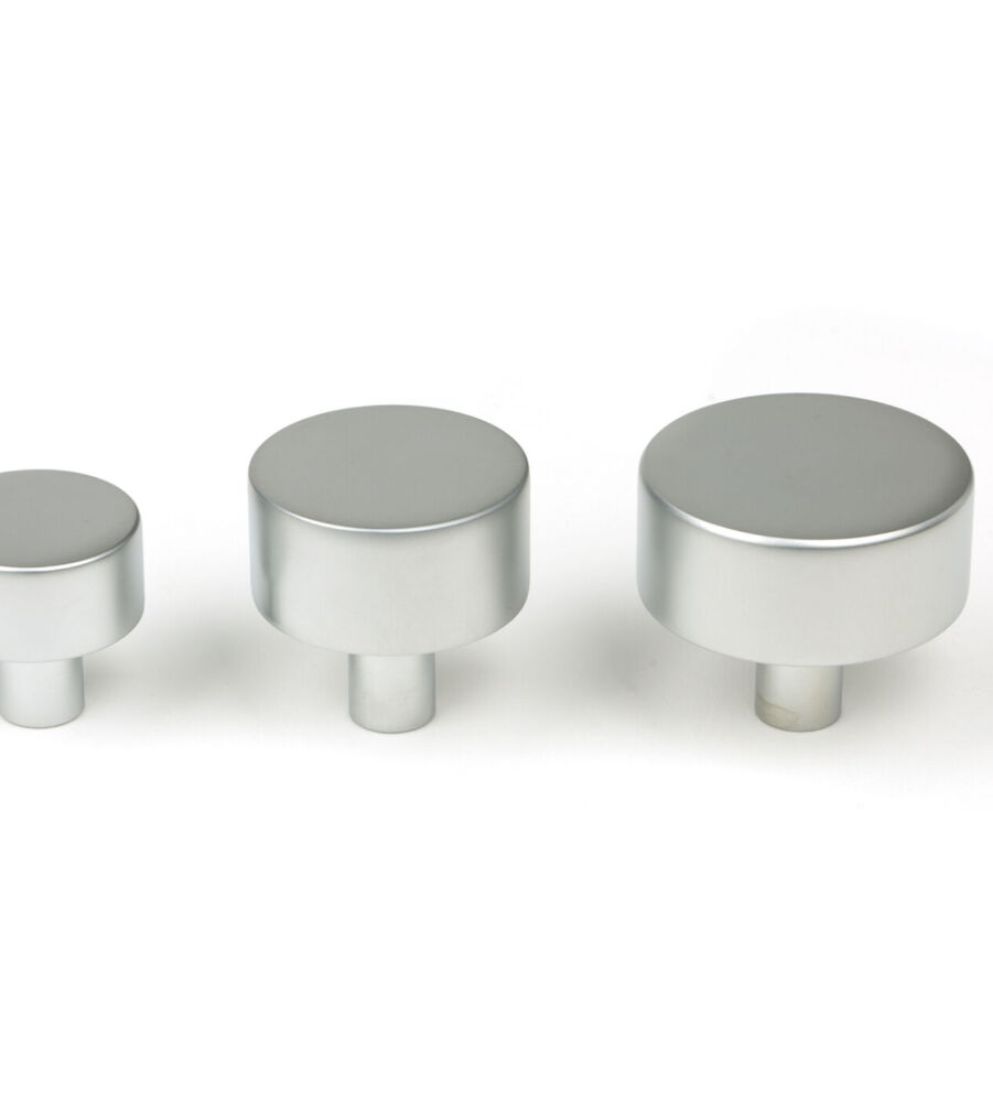 From The Anvil Satin Chrome Kelso Cabinet Knob - 32mm (No rose) - Image 6