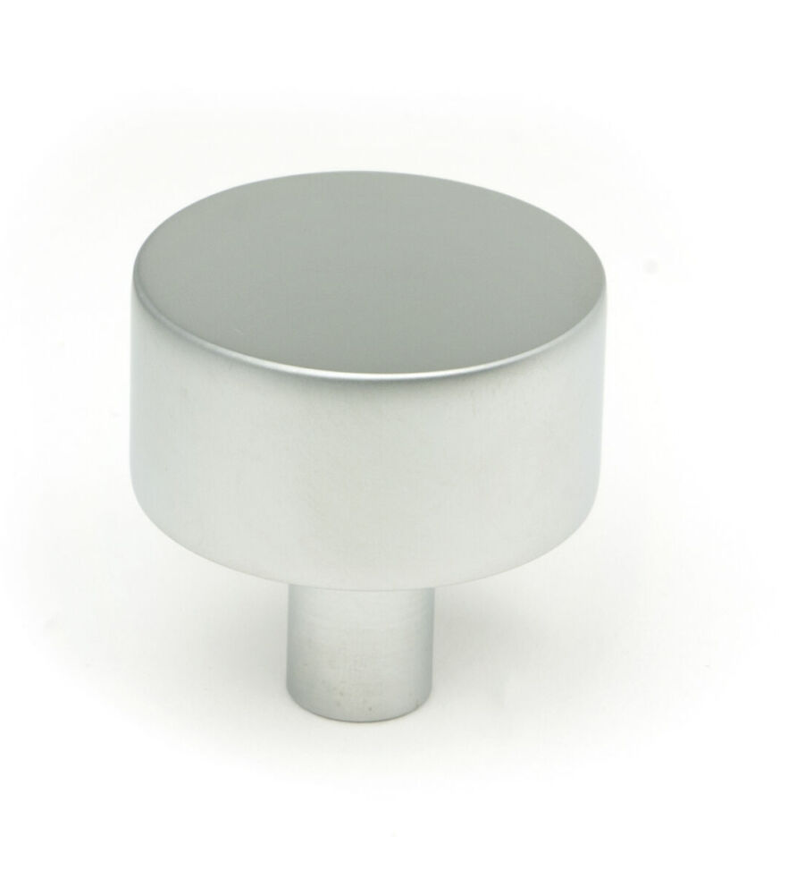 From The Anvil Satin Chrome Kelso Cabinet Knob - 32mm (No rose)