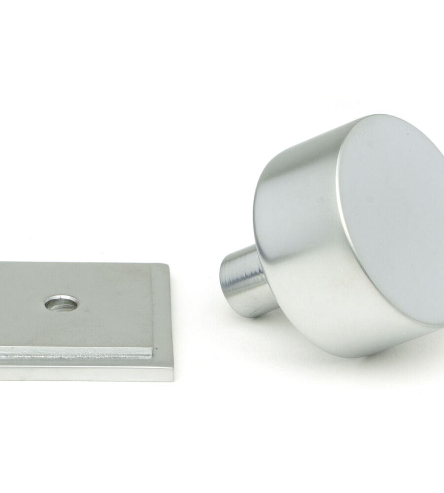 From The Anvil Satin Chrome Kelso Cabinet Knob - 32mm (Square) - Image 3