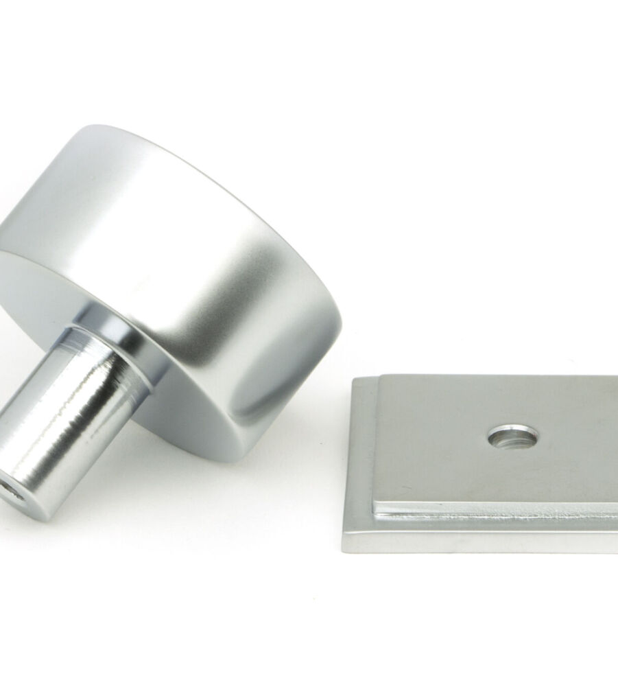 From The Anvil Satin Chrome Kelso Cabinet Knob - 32mm (Square) - Image 4