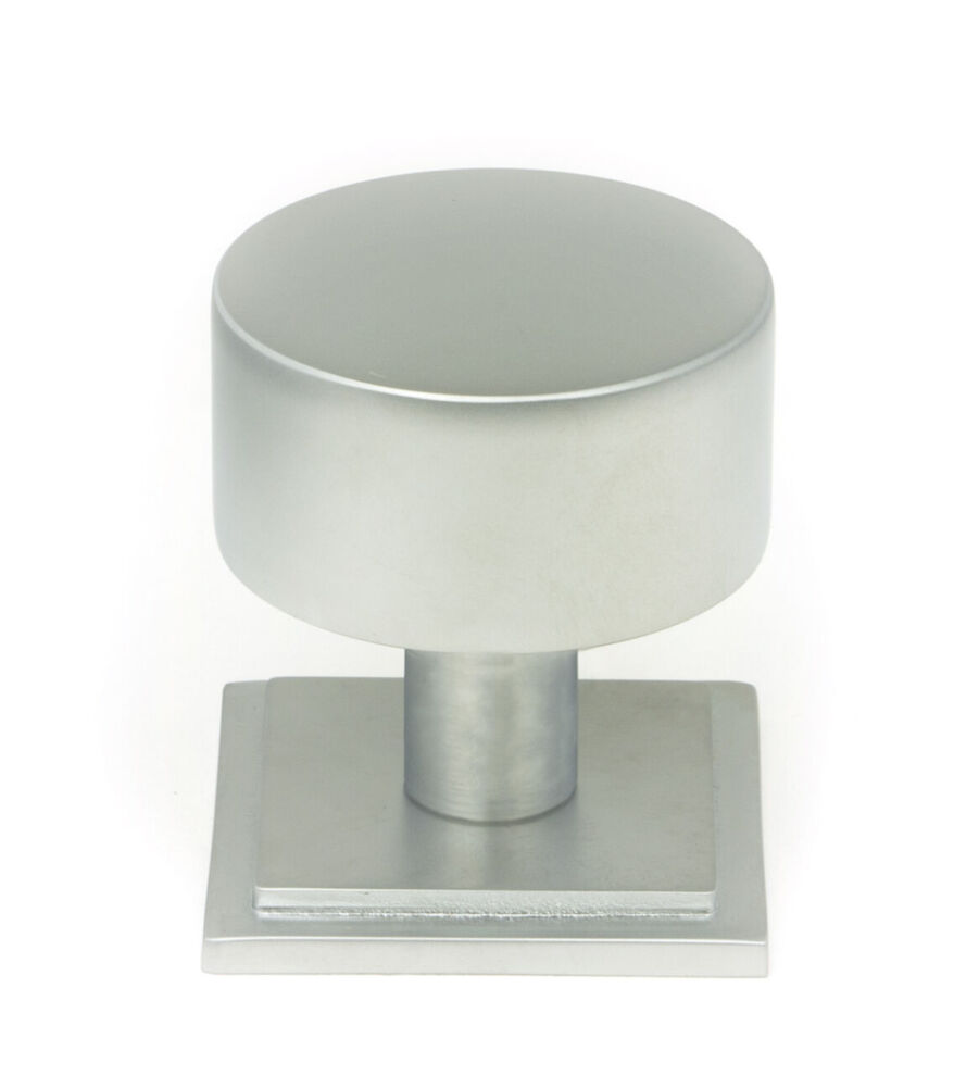 From The Anvil Satin Chrome Kelso Cabinet Knob - 32mm (Square)