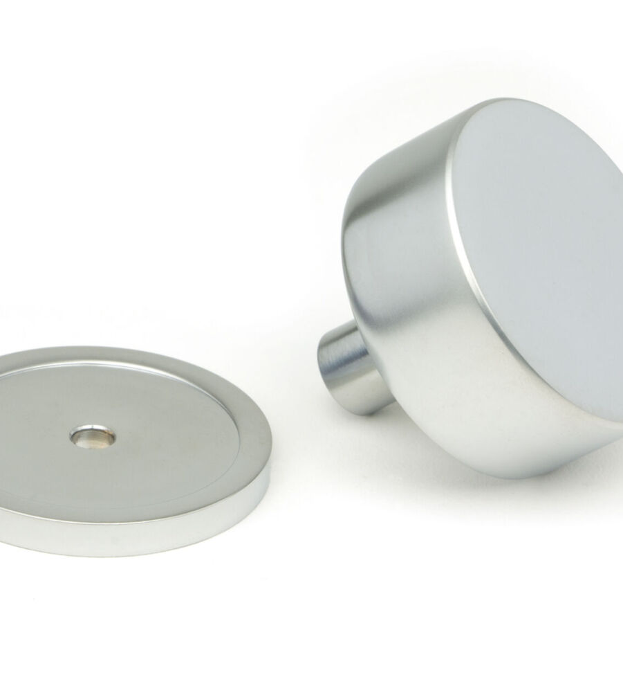 From The Anvil Satin Chrome Kelso Cabinet Knob - 38mm (Plain) - Image 3