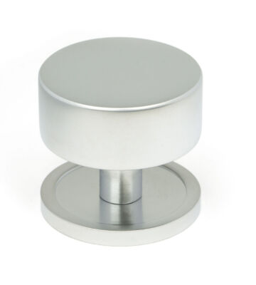 From The Anvil Satin Chrome Kelso Cabinet Knob – 38mm (Plain)